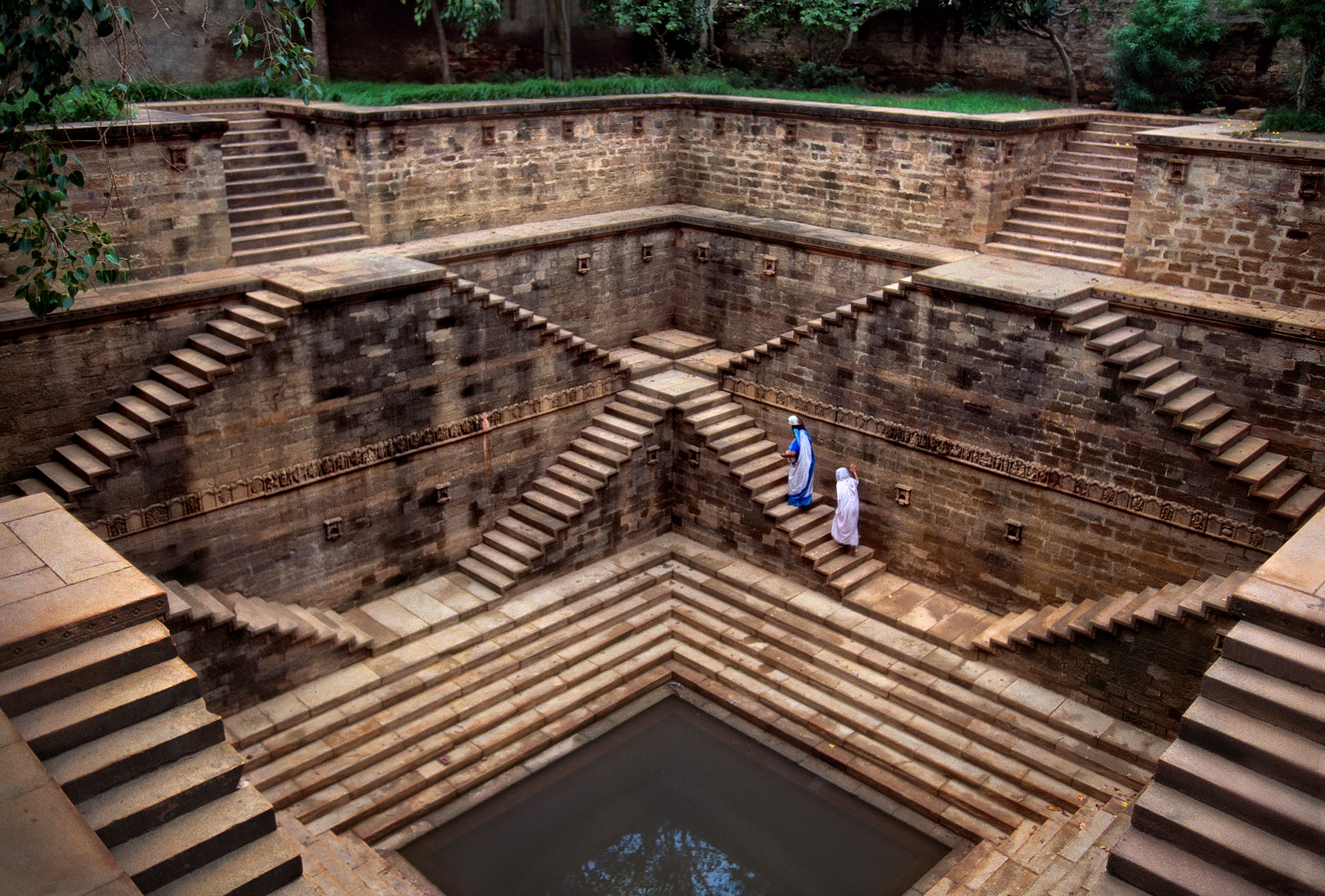A stepwell in India